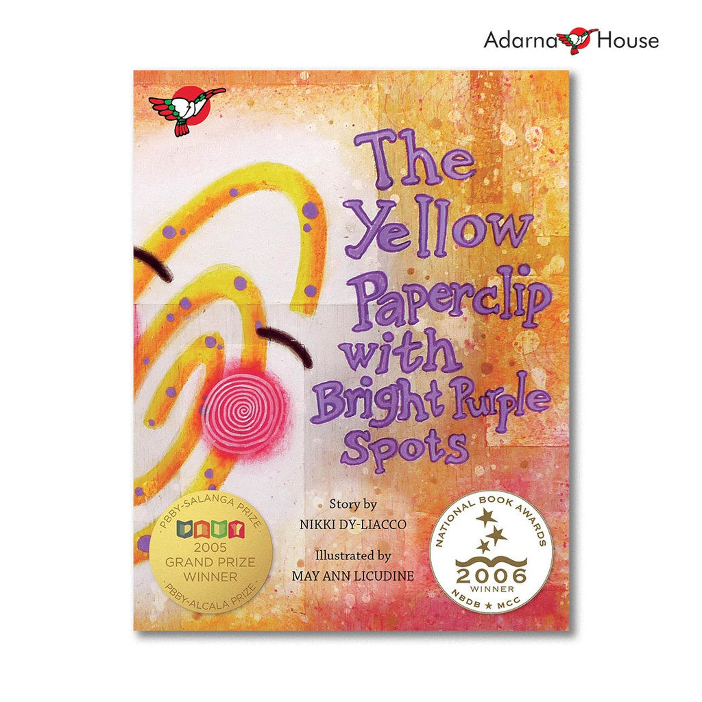 The Yellow Paperclip with Bright Purple Spots - Picture Book - Grade 3 English Front Cover