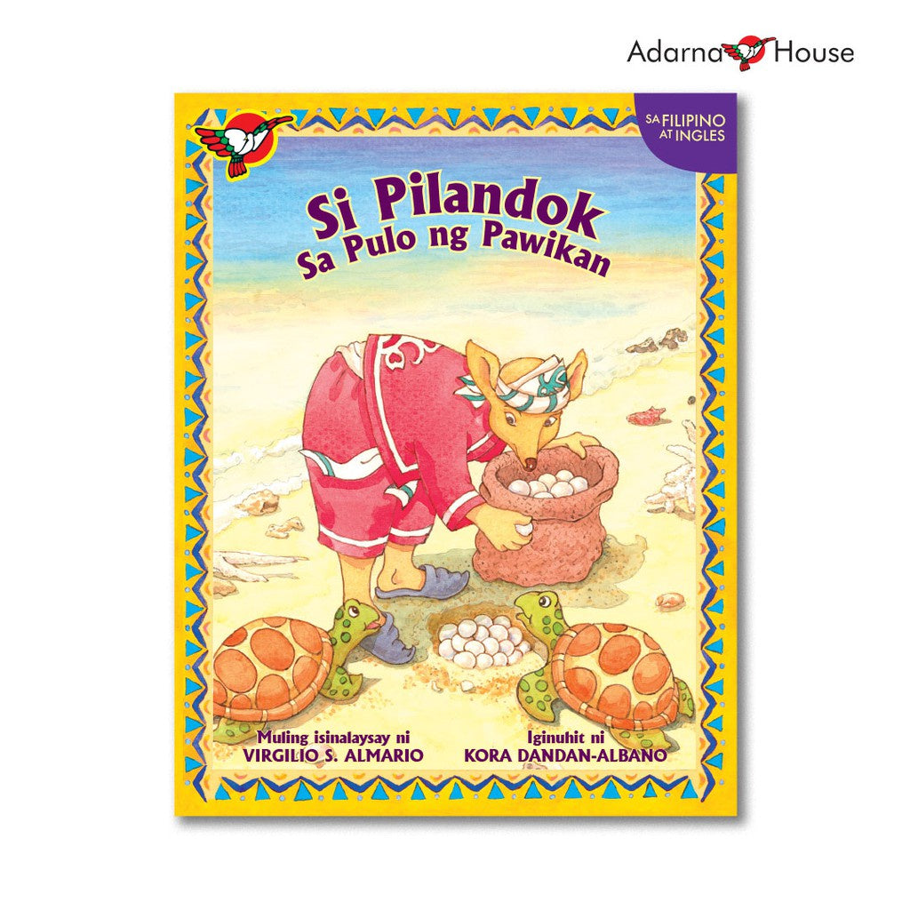 Si Pilandok sa Pulo ng Pawikan Picture Book - for Grade 2, Bilingual Filipino with English Front Cover