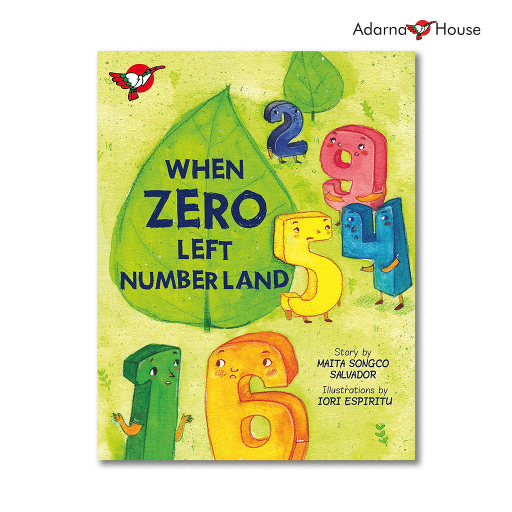 When Zero Left Numberland Picture Book - for Grade 3 English Front Cover