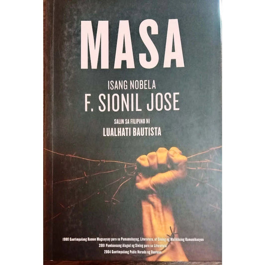 Masa, Isang Nobela by F. Sionil Jose (Salin sa Filipino ni Lualhati Bautista) Front Cover