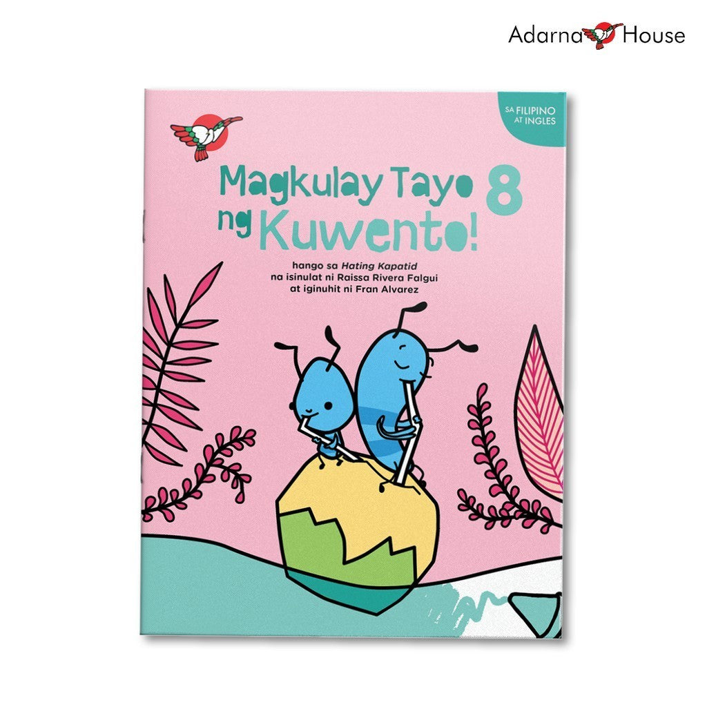 Magkulay Tayo ng Kuwento 8: Hating Kapatid - Picture and Coloring Book Front Cover