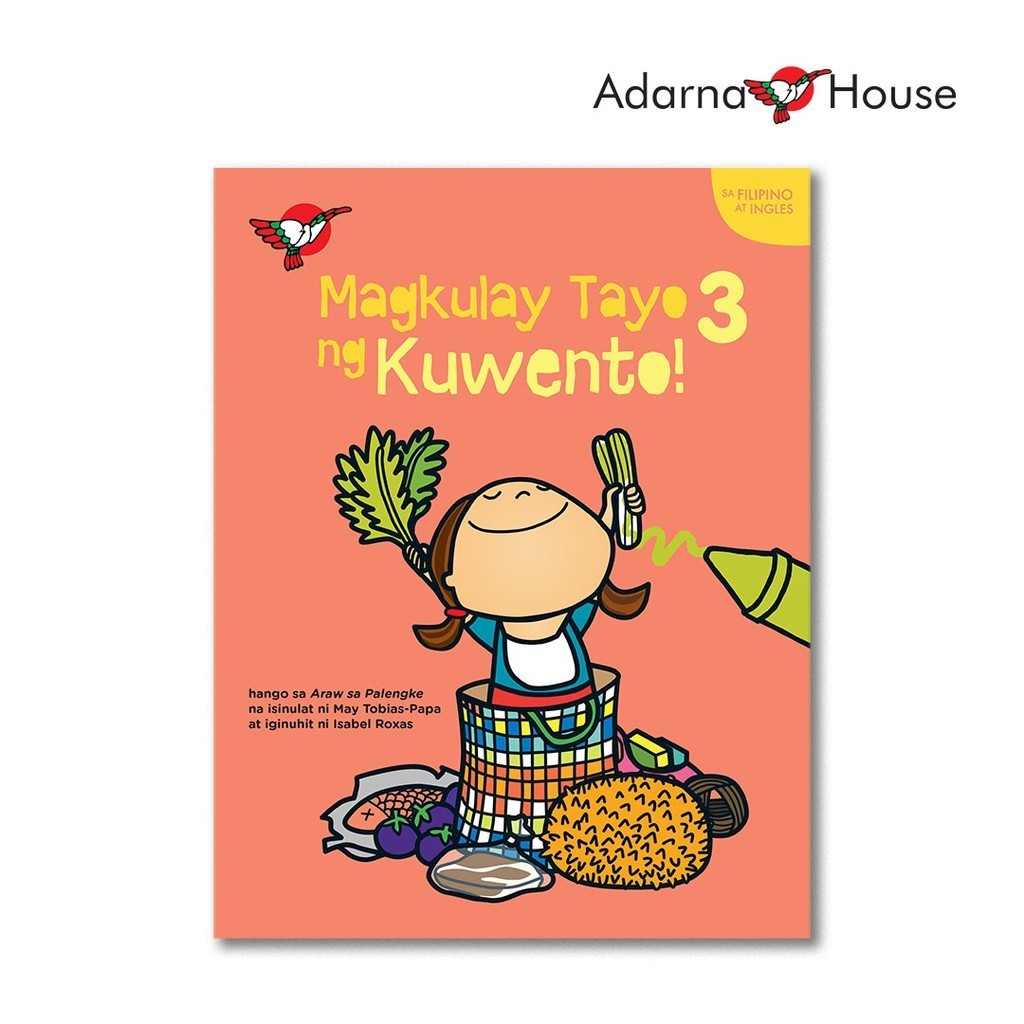 Magkulay Tayo ng Kuwento 3: Araw sa Palengke - Picture and Coloring Book Front Cover