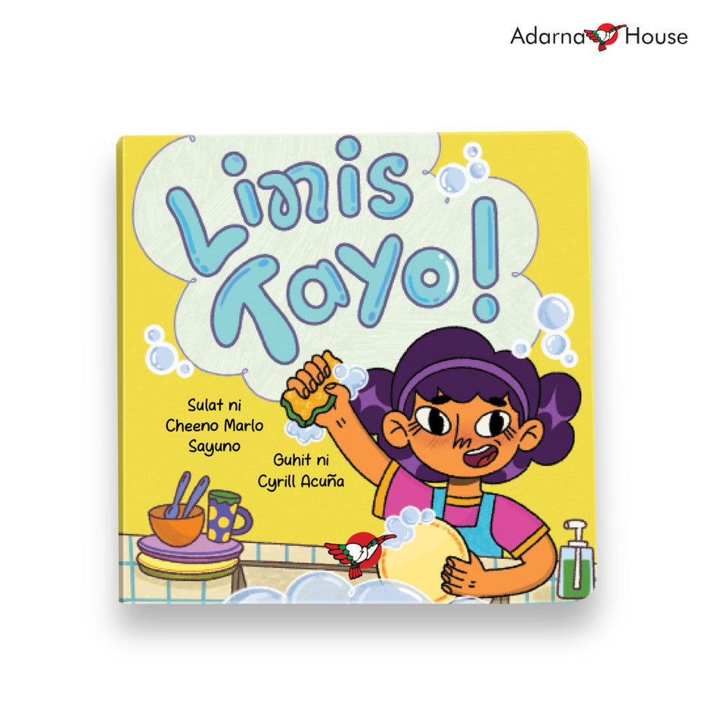 Linis Tayo! - Board Book Filipino Front Cover