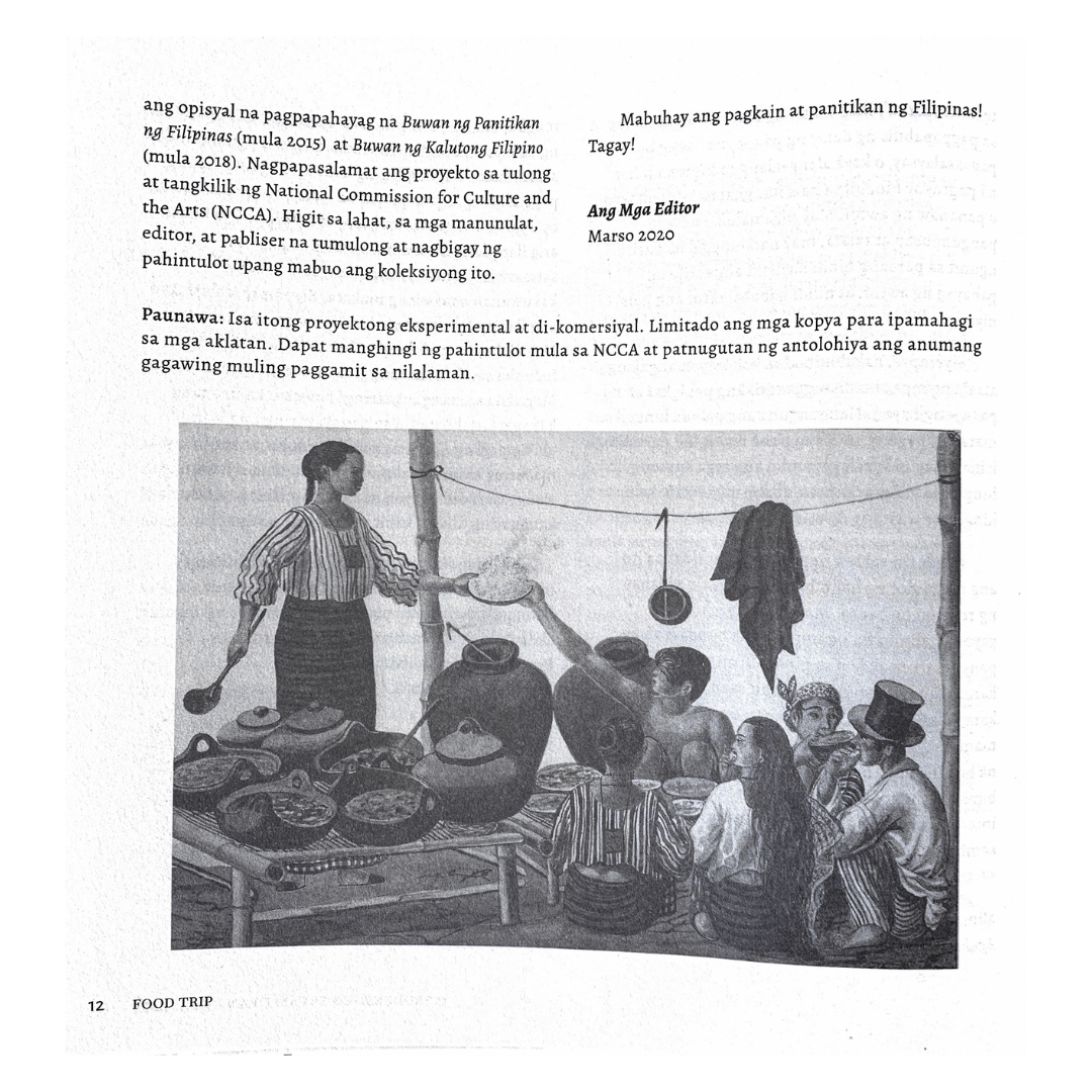Food Trip: Food in Literature