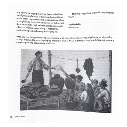 Food Trip: Food in Literature